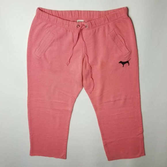 VS Pink Womens Sweatpants Boyfriend Size S - Picture 1 of 10